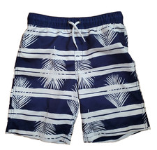 B0y Size Large 10-12 Lands' End Navy Blue Swim Shorts