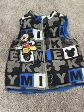 Disney Mickey Mouse Boy Vest Size 24 Months Fleece Lined