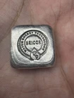 Rare 2020 1 Oz Bricor Water Energy Tech Silver Hand Poured Bar  #121/500 9999