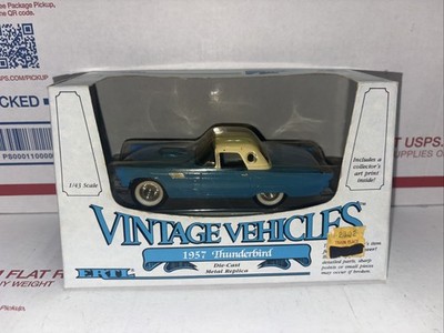 ERTL Vintage Vehicles 1957 Ford Thunderbird T-Bird 1/43 Diecast