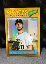 Topps 2026 Heritage Paul Skenes Gold /50 #33 Pirates 