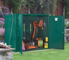 Garden Shed 5ftx3ft Metal, 2 Point Locking Asgard Vangard-Assembly Available