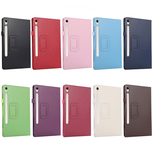 Leather Case for Samsung Galaxy Tab S9 FE 10.9 Shockproof Smart Flip Stand Cover - Picture 9 of 28