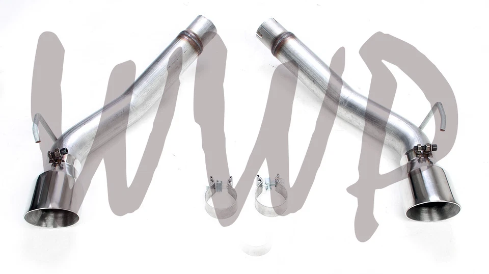 Tubulação de escape de aço inoxidável 3" eixo traseiro 10-15 Chevy Camaro 6.2L SS V8 *sem GFX - Imagem 2 de 3