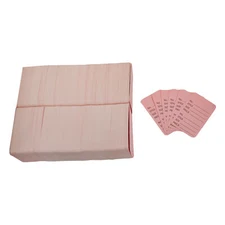 PINK 1000 PCS Large Perforated Hang Tags Coupon Price Paper Label Card 