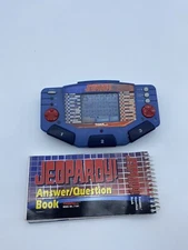 Jeopardy Tiger Electronic Handheld Game 1995 Console W/Cartridge & Batteries