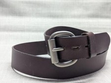 CABELAS brown BUFFALO LEATHER full grain belt 44 roughneck