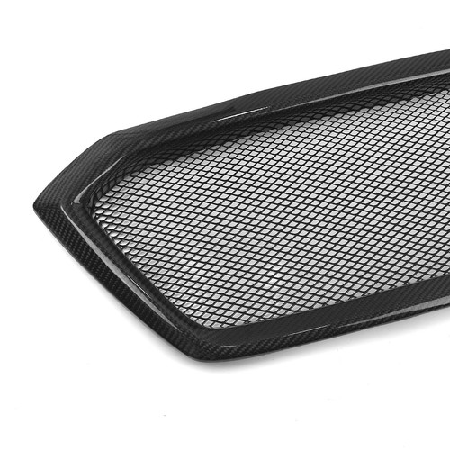 Parrilla de parachoques delantero de panal para SUBARU Levorg 2018-2020 fibra de carbono - Imagen 13 de 13