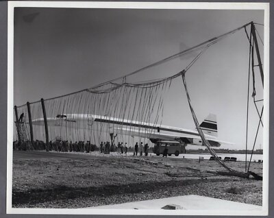 CONCORDE BREMSTEST SICHERHEITSNETZ BARRIERE GROSS VINTAGE ORIGINAL BAC FOTO C120 