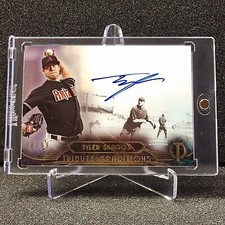 2014 Topps Tribute Tyler Skaggs Auto /99 Tribute Traditions Diamondbacks #TT-TS