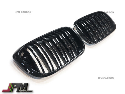 For 2018+ BMW G01 X3 G02 X4 M Look Shiny Black Front Grill