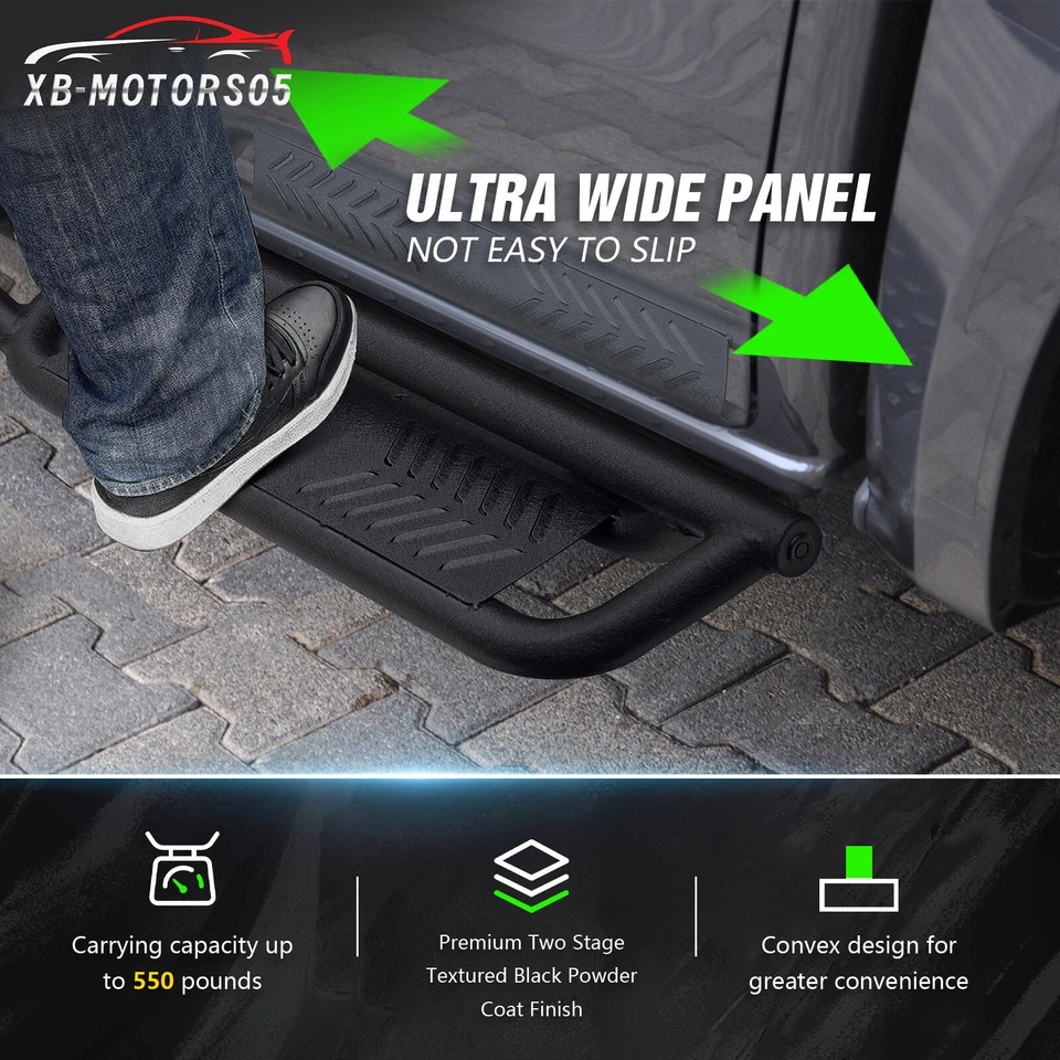 Running Boards Side Steps For 2024-2025 Toyota Tacoma Double Cab & Crew Cab - Изображение 3 из 4