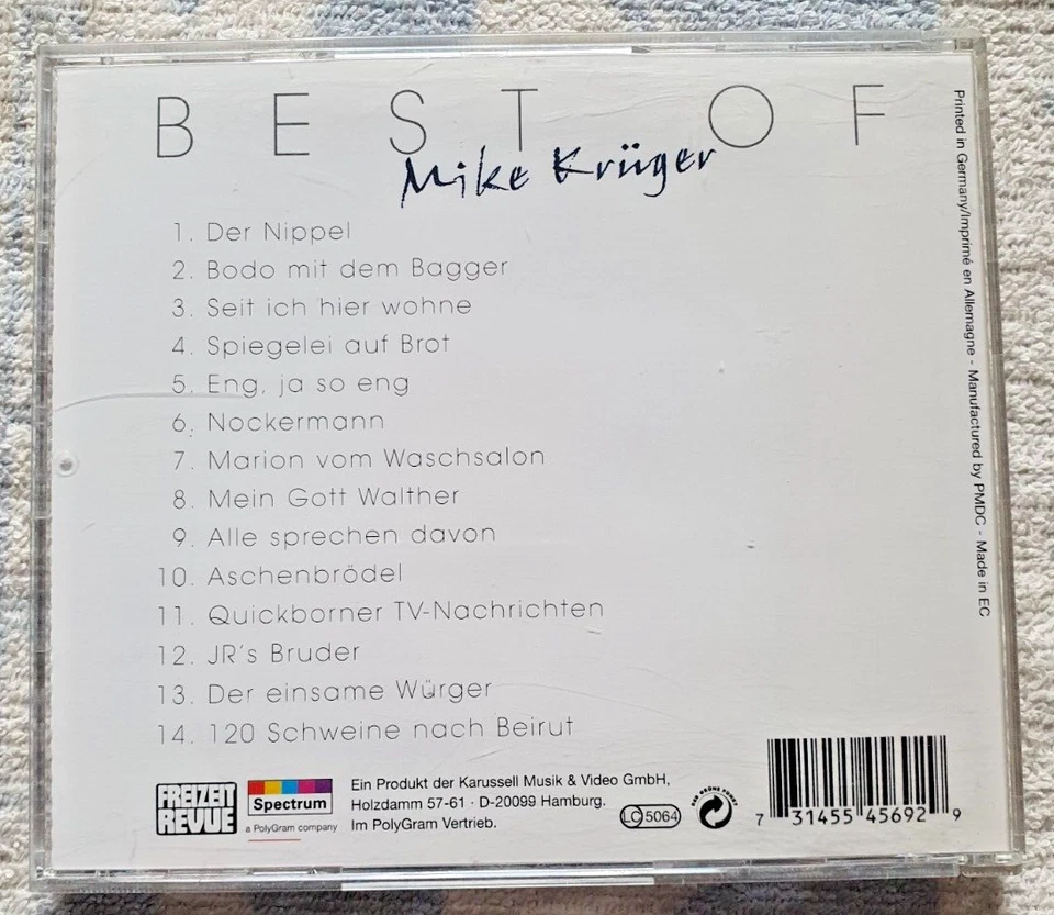 Mike Krüger – Best Of Mike Krüger CD - Bild 2 von 2