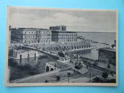 TORANTO ITALIEN PONTE GIREVOLE (SCHAUKELBRÜCKE) ALTE POSTKARTE IN GUTEM ZUSTAND