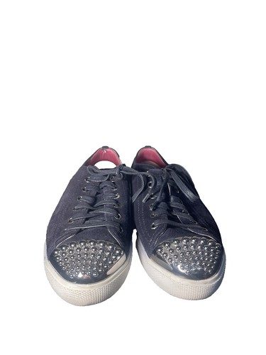 Miu Miu Black Leather Studded Platform Lace Up Derby Shoes | eBay