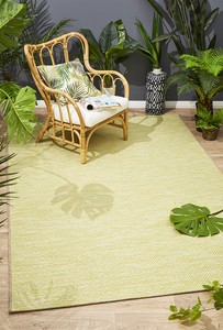 Terrace-Clara-Diamond-Runner-Rug-Lime-Green