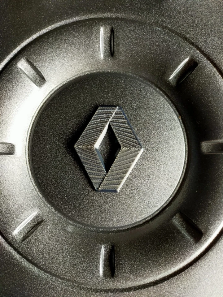 LOT DE 4 ENJOLIVEURS RENAULT CLIO POUR JANTES 15" les photos sont réelles - Photo 2/3