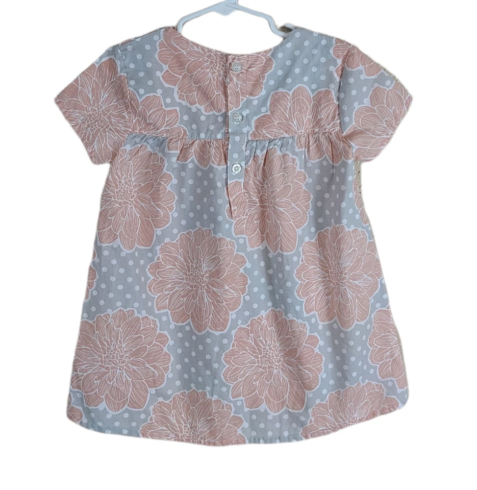 Ginger Lilly Australia Girls Size 4 Yrs Multi Color Dress Floral Polka Dots - Image 2 of 3