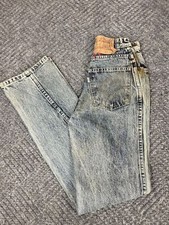 Vintage 70s Levis Student Fit Jeans Size 22x32 Acid Wash NOS Deadstock