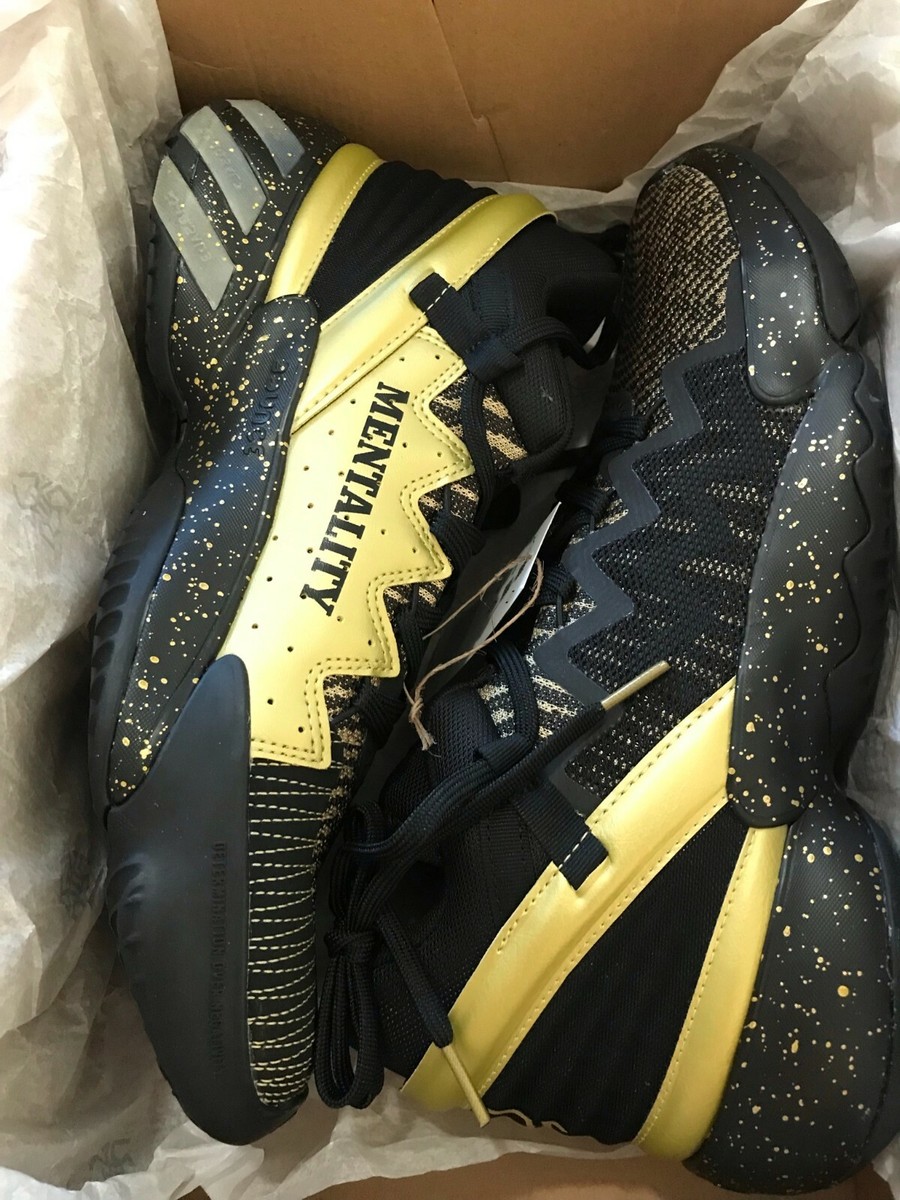 ADIDAS D.O.N Issue 2 Donovan Mitchell Black/Gold Men's