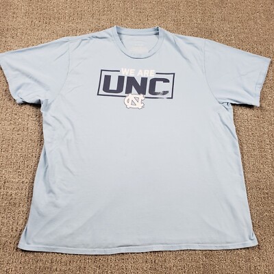NORTH CARLOINA TAR HEELS Shirt Mens 2XL Blue We are UNC NCAA