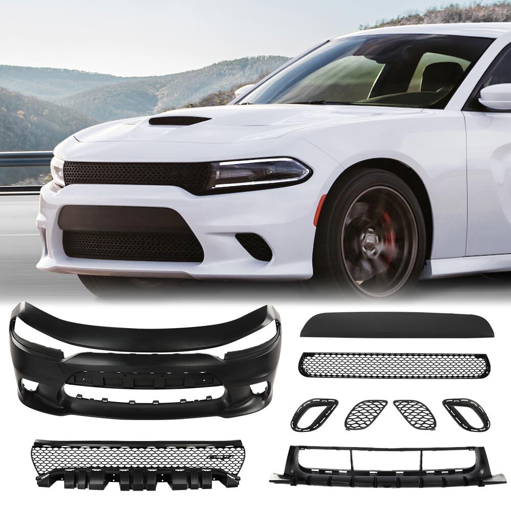 Fit For 2015-2023 Dodge Charger SRT-8 SRT Hellcat Style Front