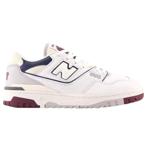 New Balance 550 White Indigo Burgundy