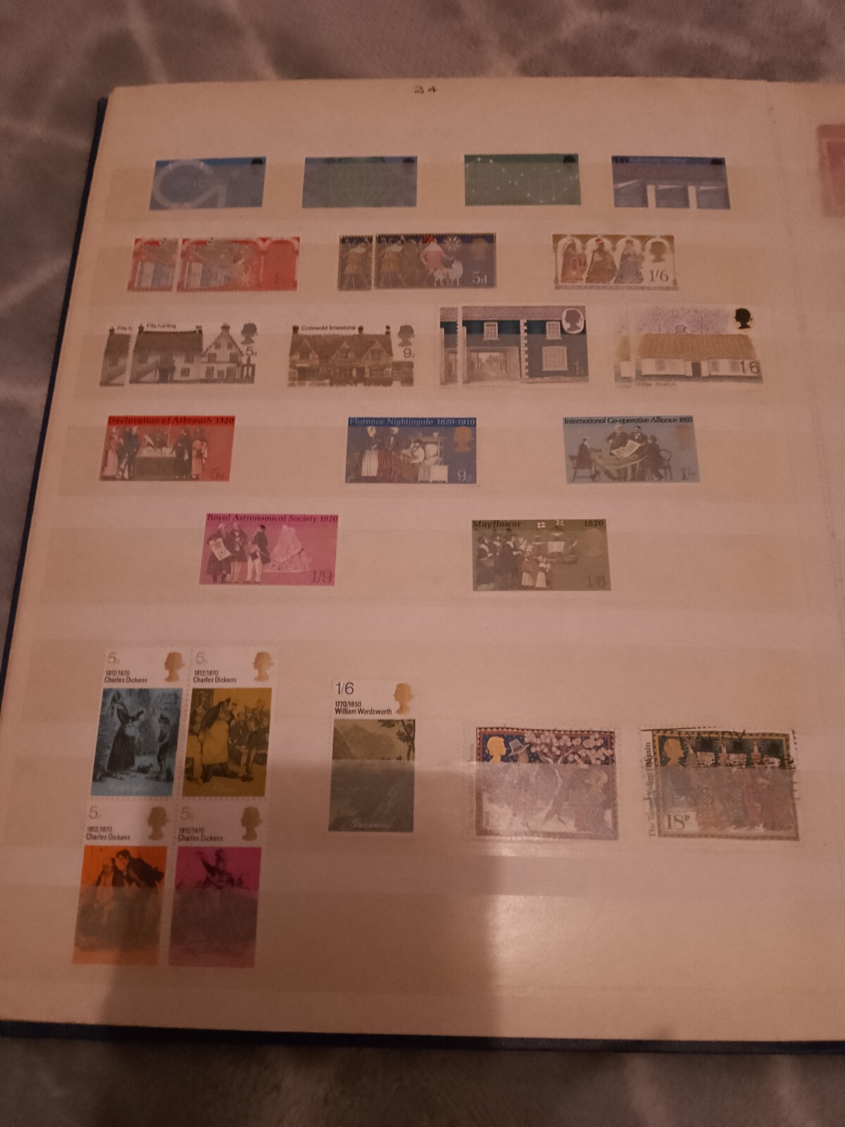 Stock Book 16 Page One 13 Pages Of Gb Stamps Nice Victoria Stamps eBay