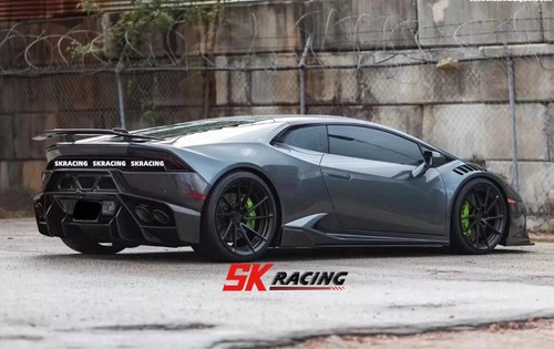 Fits Lamborghini Huracan LP580 LP610 Real Carbon Fiber Side Skirts Bodykit Trims - Picture 7 of 15