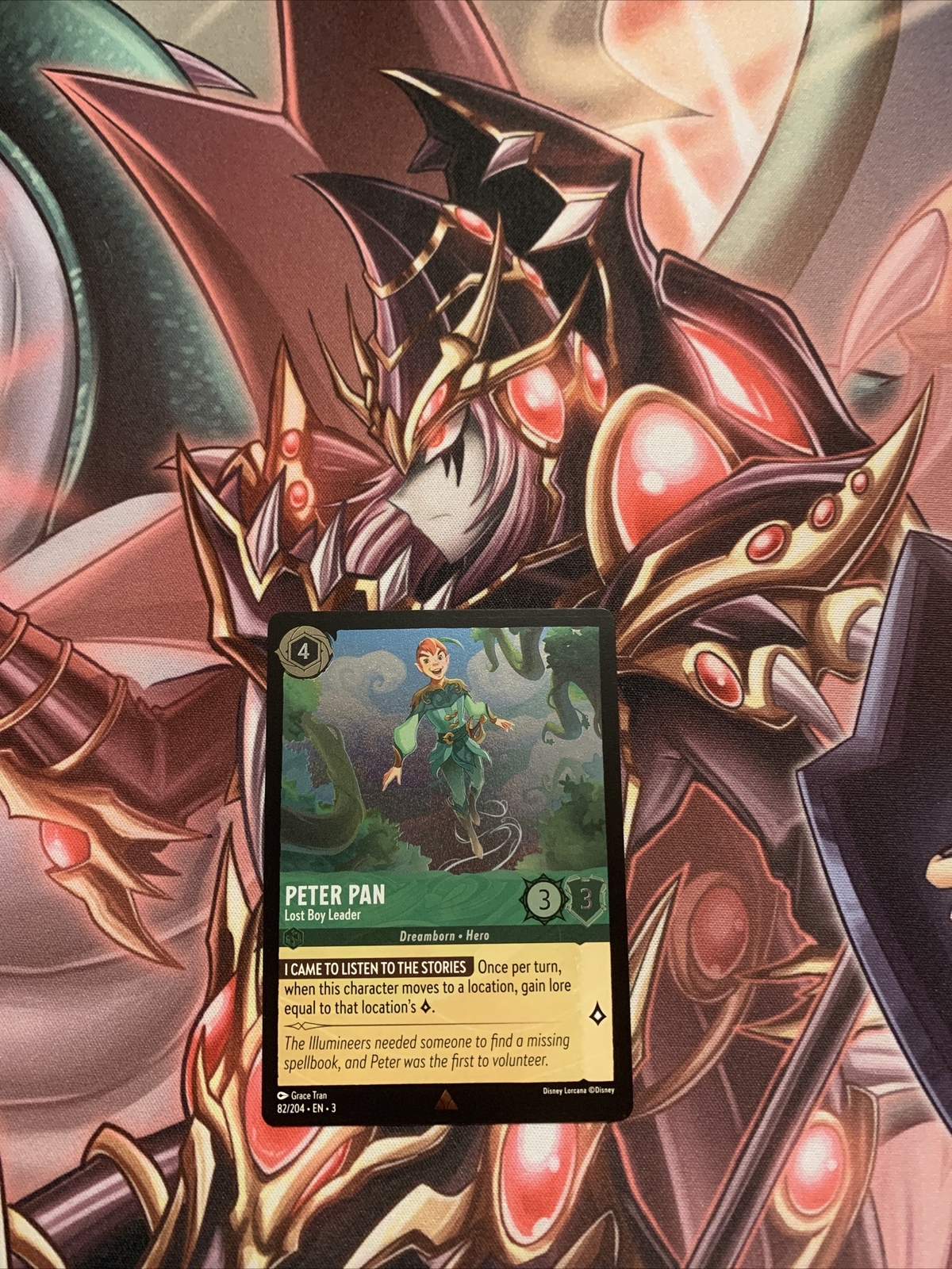 Peter Pan Lost Boy Leader 82/204 COLD FOIL Into The Inklands -Near Mint- Lorcana