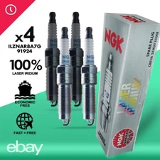 4PC 91924 Spark Plug Laser Iridium ILZNAR8A7G For NGK 14-18 Ford 1.5 Fusion Kuga