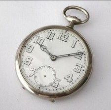 WW1 BRITISH ARMY POCKET WATCH MILITARY VINTAGE FOB ANTIQUE WWI TRENCH