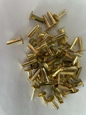 50  9/64 diameter x 1/2" long Brass Plated Cymbal Sizzlers