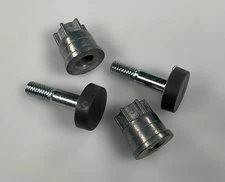 Set of 2 Wire Shelf Feet, Fits ULINE Wire Shelf Posts