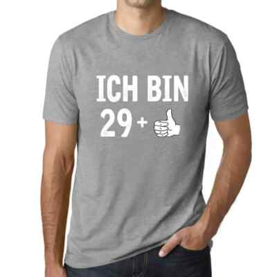 Herren Grafik T-Shirt Ich Bin Plus Thumb Up Two Öko-Verantwortlich Vintage