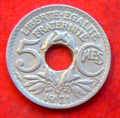 5 centimes Lindauer 1921 - Photo 1/2