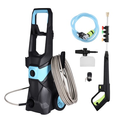 Electric Pressure Washer 2100 PSI 1.5 GPM Electric Power Washer With Wheels--