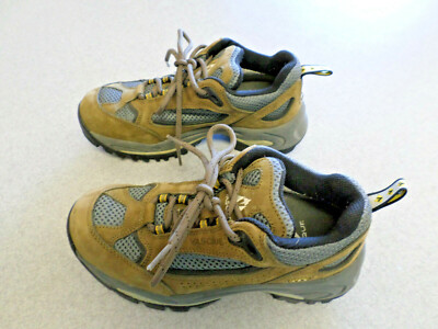  Vasque ''XCR'' Brown/Gray Leather and Mesh, Goretex, Hiking Shoes. Women's 7 M