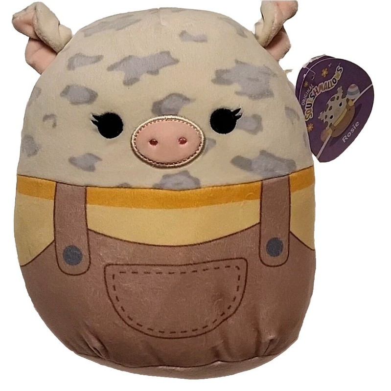 Squishmallows Official Kellytoy Spot Pig (Med)- 8/22/2022 S8 #318-13
