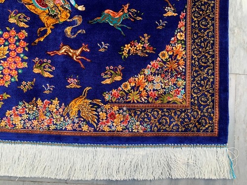 Pictorial Rug Stunning High Quality Hall Way Beautiful Silk Home Decor Rug,3x4ft - Picture 9 of 10