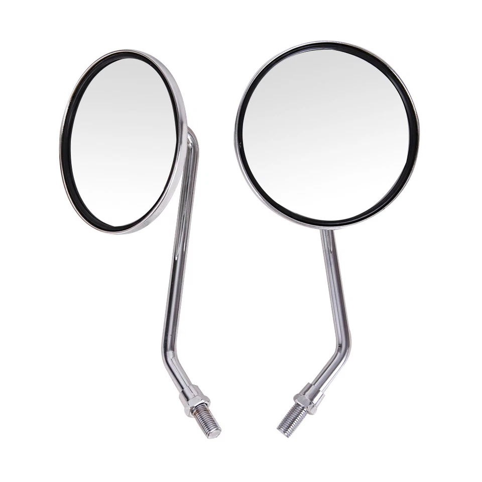 2pcs Chrome Motorcycle Long Sterm Rear View Mirrors For Honda CGL125 2015-2023 Foto 3 de 4