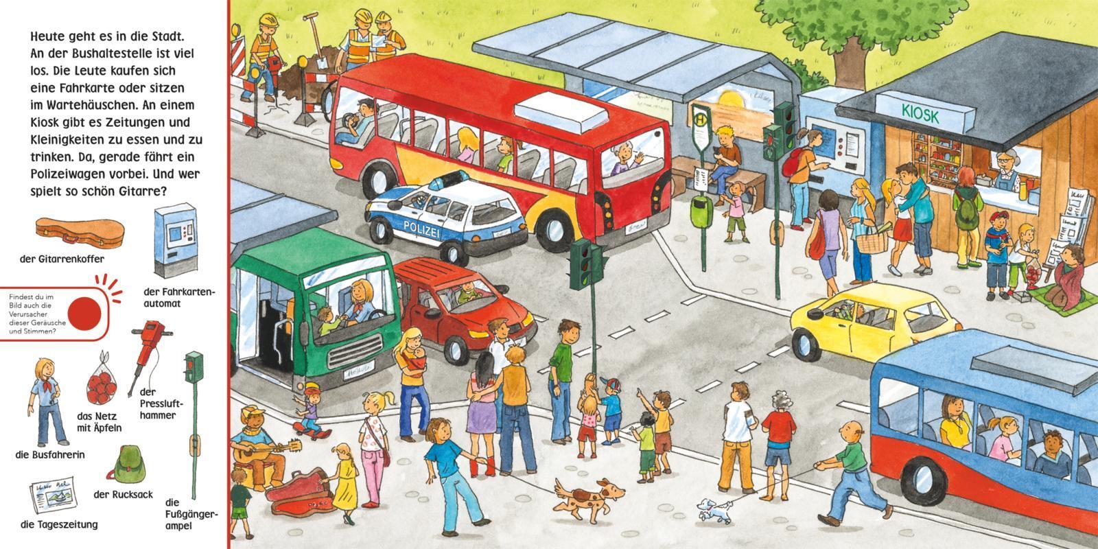 Thumbnail - Hör Mal (soundbuch): Wimmelbuch: In Der Stadt, Julia Hofmann