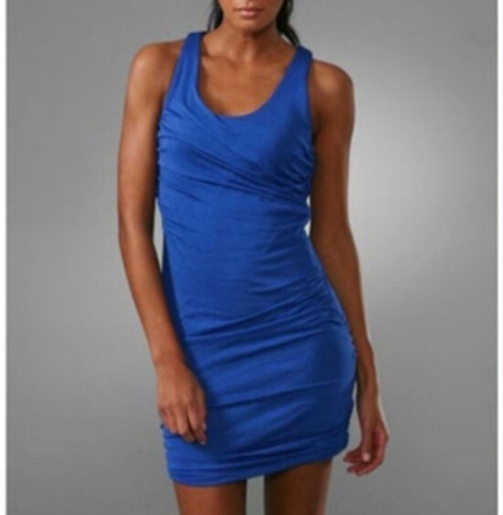 jersey knit bodycon dress Evie Ribbed-Knit Jersey Dress