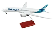 Skymarks SKR9005 Westjet Boeing 787-900 C-GUDH Desk Top 1/100 Jet Model Airplane