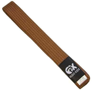 Phoenix Kids Softbelt Budogürtel Braun. Budo Gürtel. Kinder. Junior. 240-260cm.