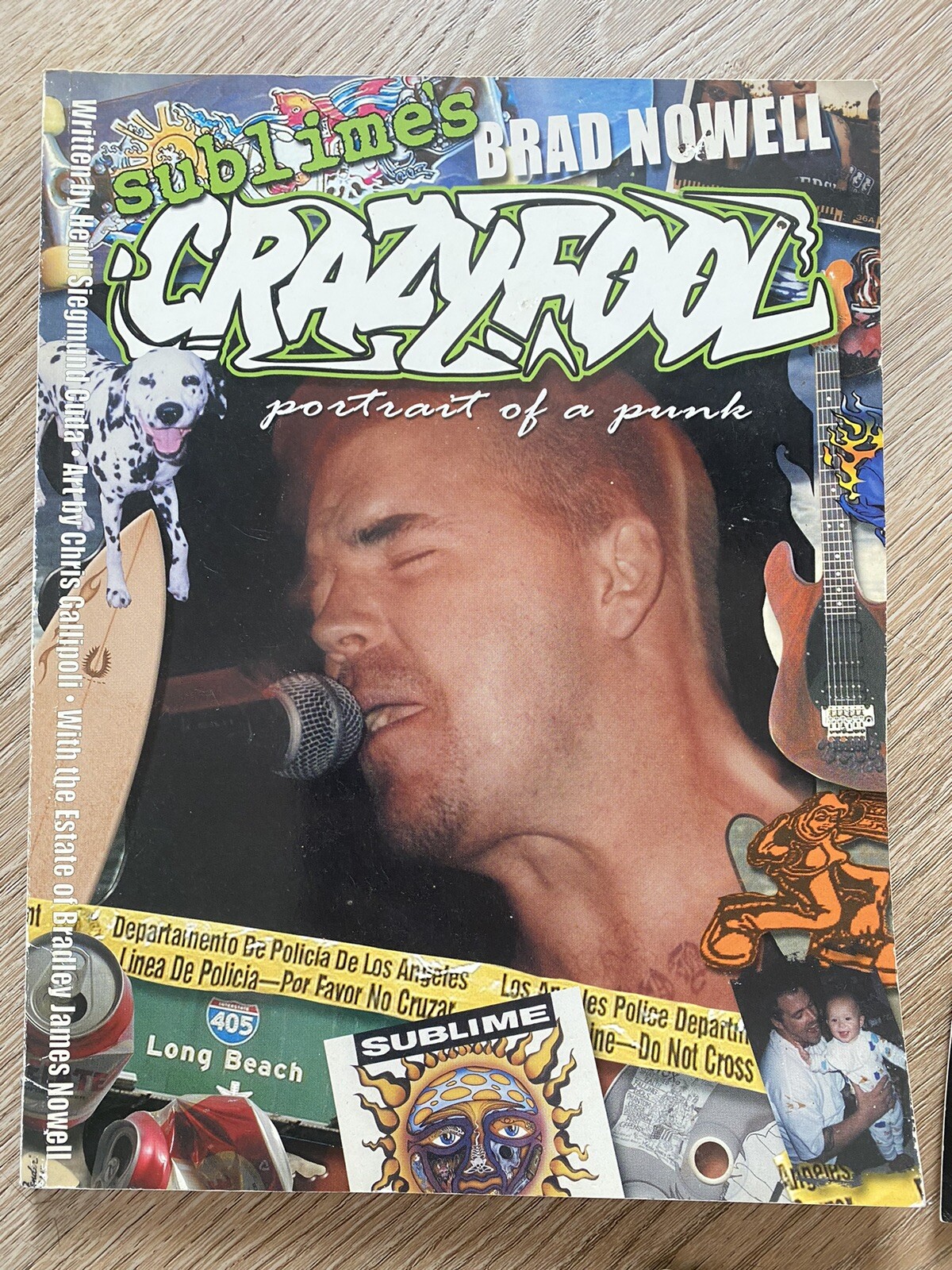 Sublime Autographed Acoustic Guitar And Crazy Fool Book eBay