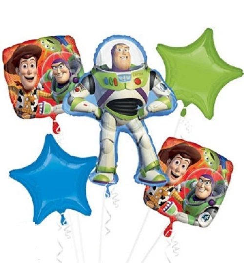 AMSCAN Toy Story Party Balloon Bouquet 5 Pieces