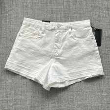 BlankNYC Jean Shorts Womens Size 27 White The Lenox Cut Off Denim