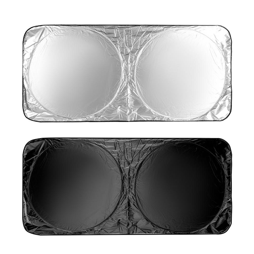 Car Interior Sunshade Heat Insulation Car Front Window Curtains For