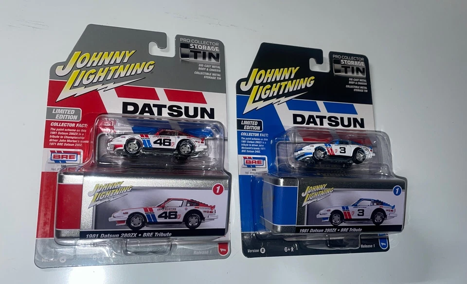 Juego Datsun 2024 Johnny Lightning 1981 Datsun 280ZX BRE TRIBUTE Lote 2 Foto 3 de 4